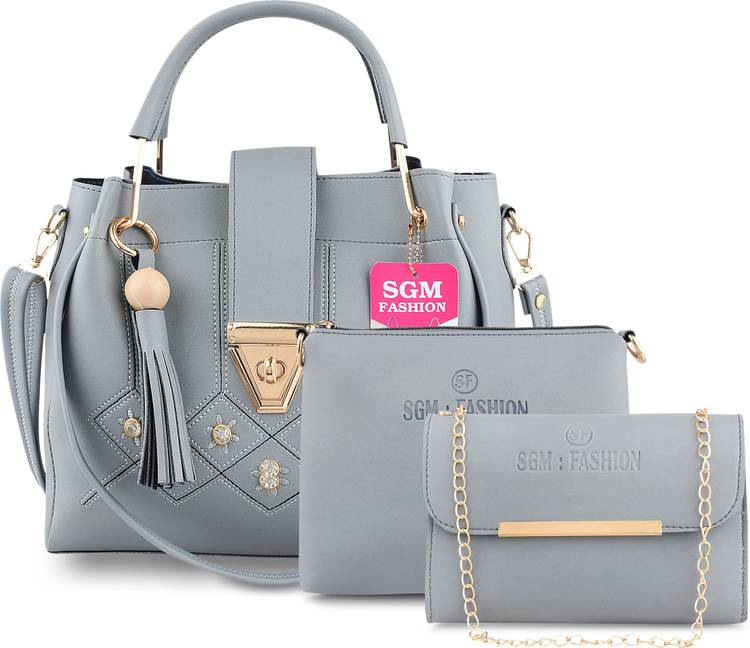 Women Grey Shoulder Bag Price in India