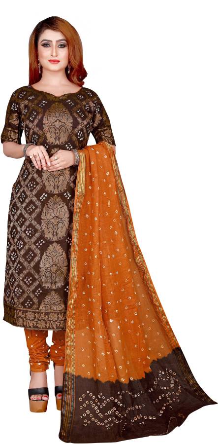 Cotton Wool Blend Self Design, Woven, Printed Salwar Suit Material Price in India