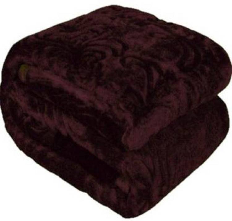 AUBORON Damask Double Woollen Blanket