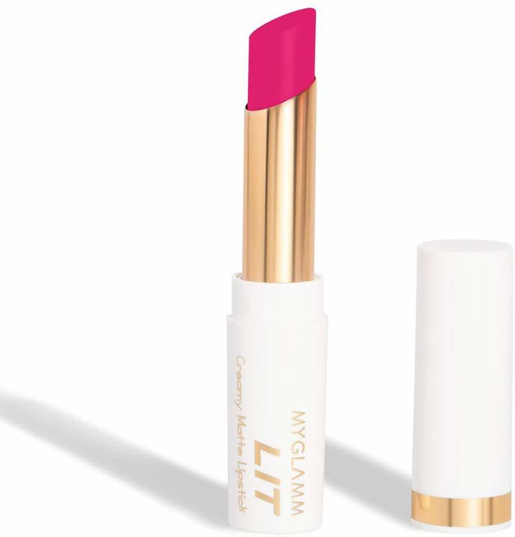 MyGlamm LIT Creamy Matte Lipstick, Rossini Price in India