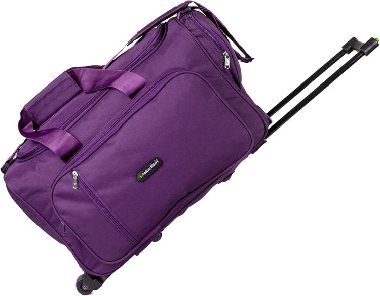 Medium Check-in Luggage (60 cm) - Travel Bag with Trolley - PURPLE (IRTB-022) - Purple