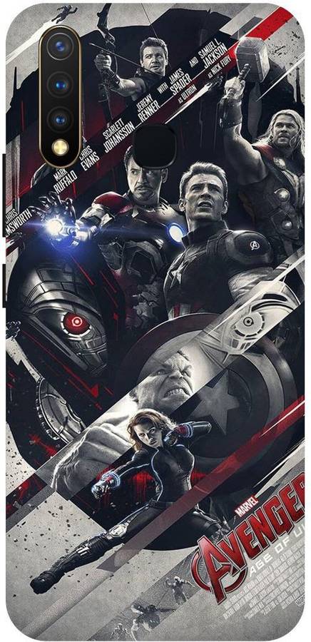 Bluvver Back Cover for Vivo U20 Vivo 1915 Printed Avengers,IronMan Mobile Back Cover