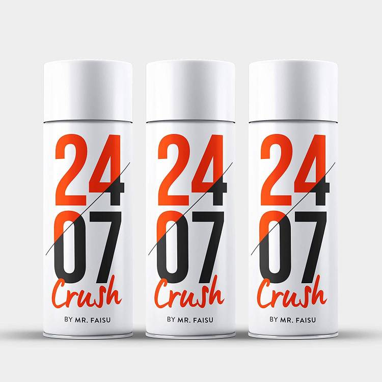 2407 Crush (Pack of 3) Deodorant Spray  -  For Men