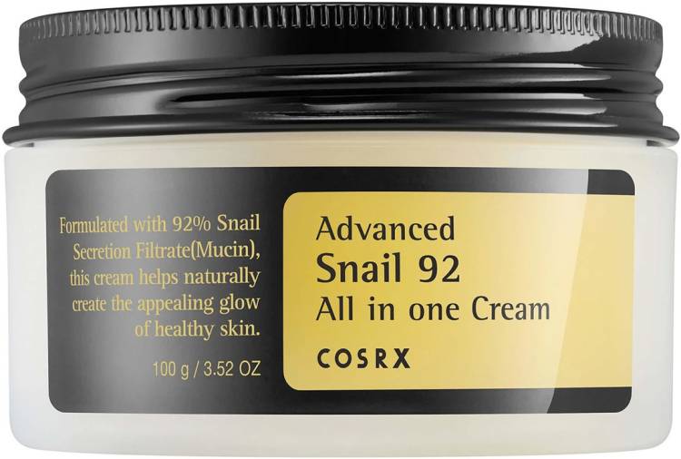 Cosrx Advanced Snail 92 All in One Repair Cream- 92% Snail Filtrate | Korean Skincare Price in India