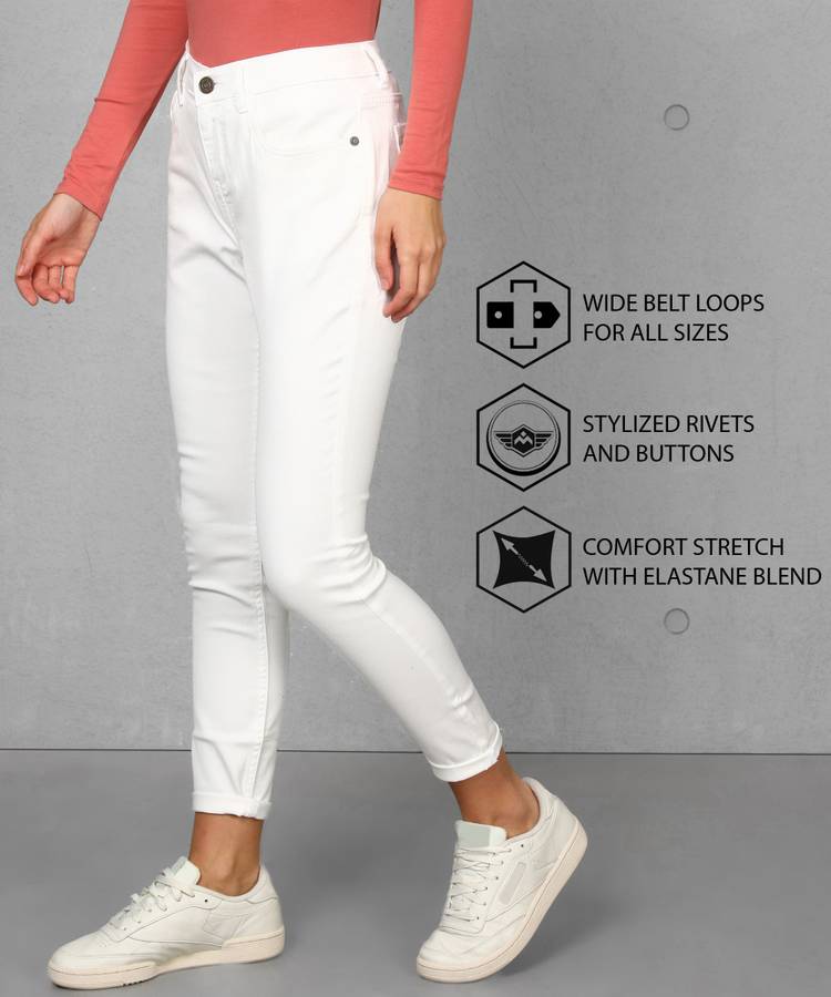 Skinny Women White Jeans