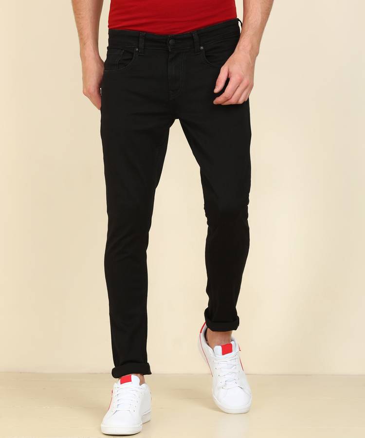 Super Skinny Men Black Jeans