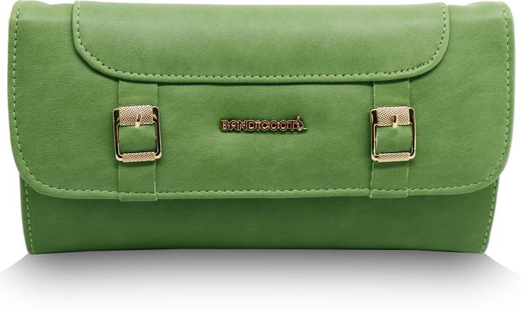 Party, Casual Green Clutch