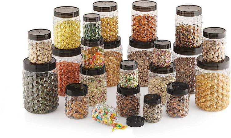 MASTERCOOK Bubble Jars  - 27300 ml Plastic Grocery Container