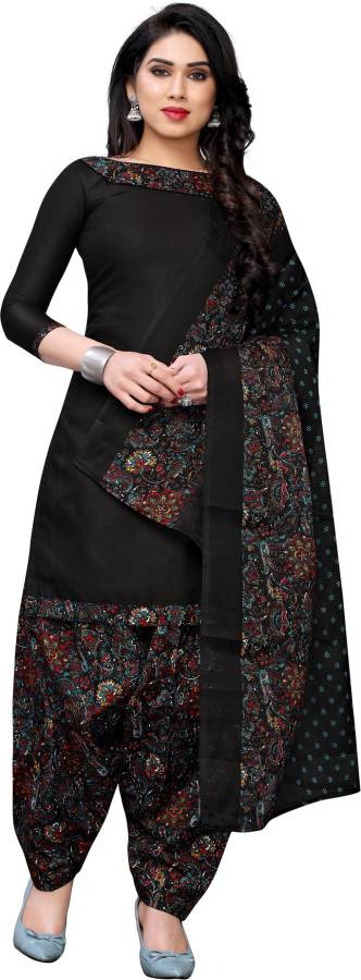 Polycotton Printed Salwar Suit Material