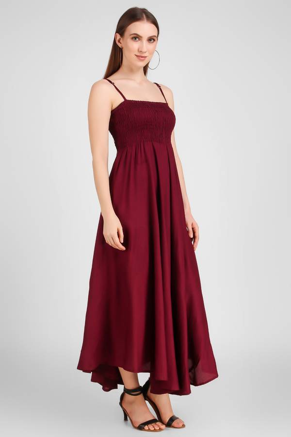 Women Gown Purple Dress