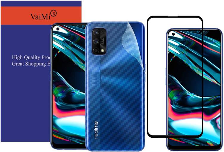 VaiMi Front and Back Tempered Glass for Realme 7 Pro