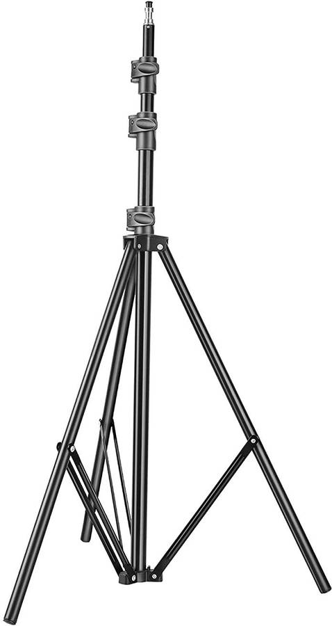 VKB 7 Feet Heavy Duty Extendable Metal Tripod Stand for Mobile Phone, Video Recording, Ringlight and Camera (with Mobile Holder) Tripod Kit