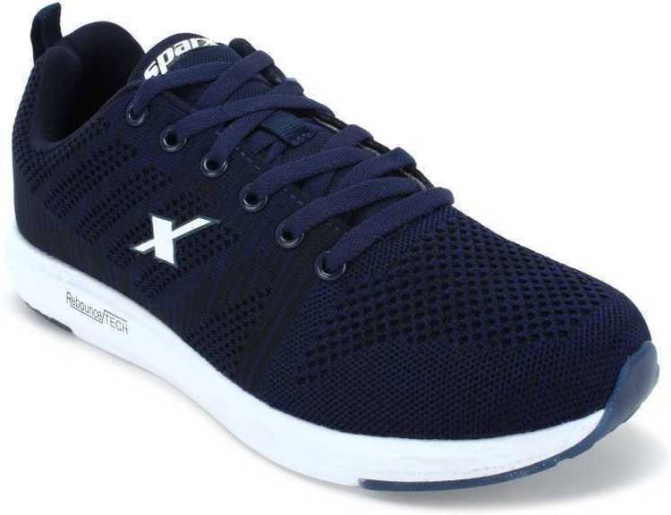 Men SM-379 Navy Blue White Walking Shoes For Men