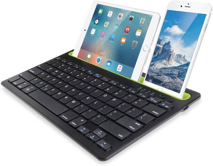 iGear BK100 Dual Connect Bluetooth Wireless Keyboard for iOS/Android/Windows Devices Bluetooth Tablet Keyboard