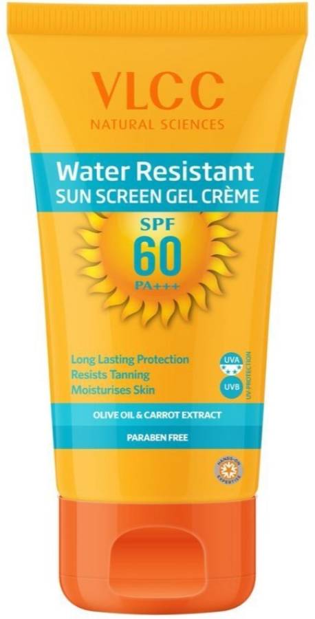 VLCC Water Resistant Sunscreen Gel Creme - SPF 60 PA+++ Price in India