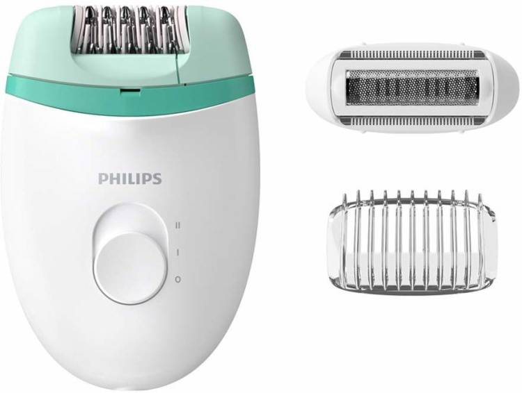PHILIPS Satinelle Essential Compact (2 in 1 shaver and epilator) for gentle hair removal Cordless Epilator Price in India