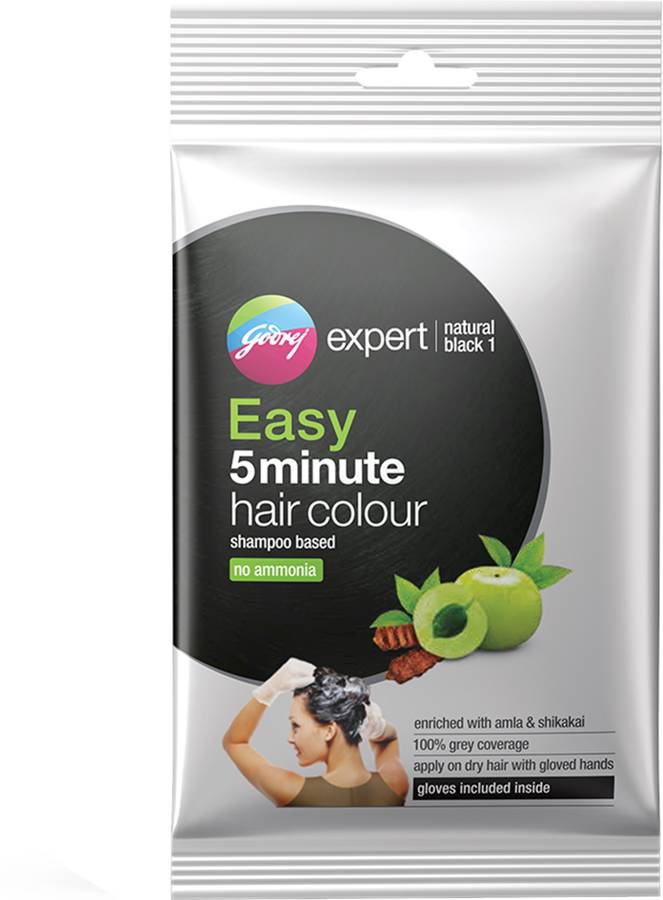 Godrej Expert Easy 5 Minute Hair Colour , Natural Black