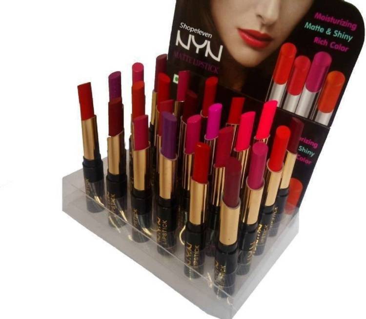 Shopeleven matte Lipstick Combo Pack Of 24 Price in India