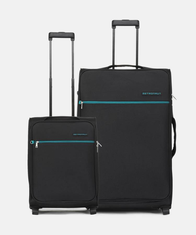 Soft Body Set of 2 Luggage - Advantage Combo Set (30inch+22inch) - Black