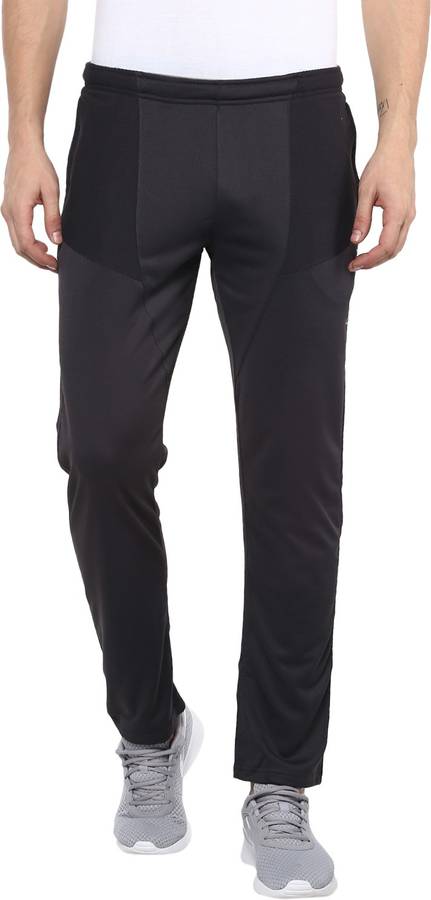 EURO-3 KNITTED Solid Men Black Track Pants