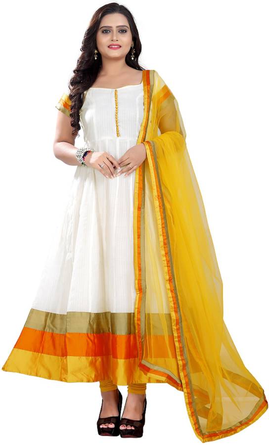 Women Solid Pure Cotton Anarkali Kurta