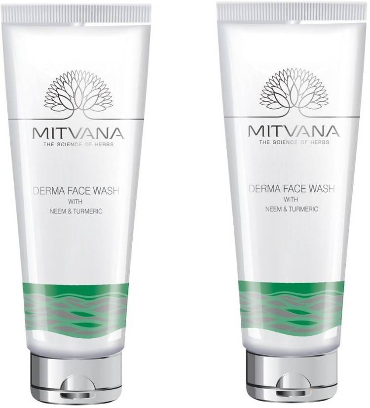 Mitvana Derma  With Neem & Turmeric (Pack of 2) Face Wash Price in India