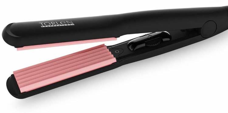Torlen Professional Rose Gold Ceramic Plates Hair Crimper With 120 to 230 Degree Temperature Controller TOR - 051 Styling Crimping Machine For Women 051 Hair crimper Hair Styler Price in India