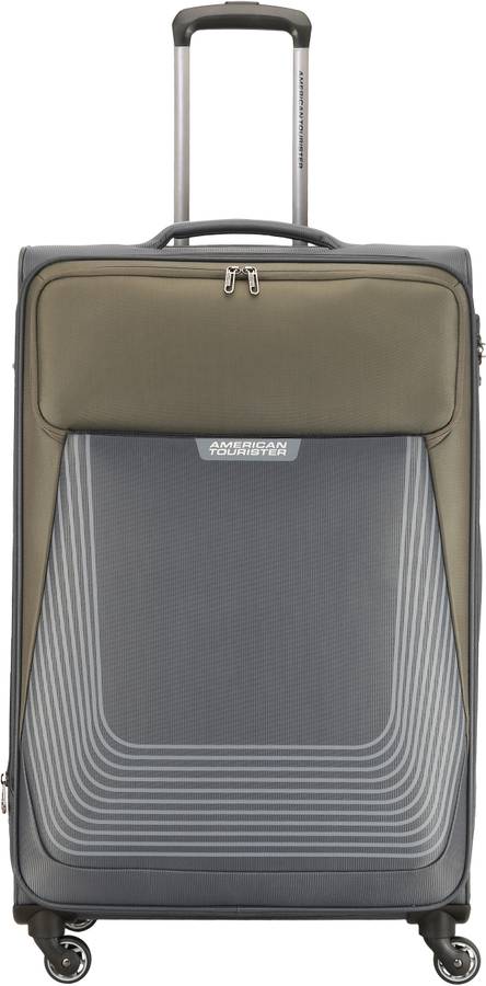 Small Cabin Luggage (57 cm) - Southside spinner 57 CM-Grey/Olive - Multicolor