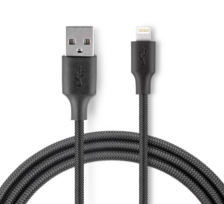 Para Usb to Lightning Cable 1M black 1.2 m Lightning Cable