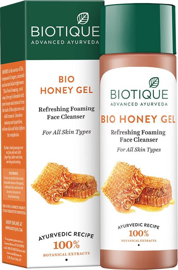 BIOTIQUE Bio Honey Gel Refreshing Foaming Face Cleanser 190Ml