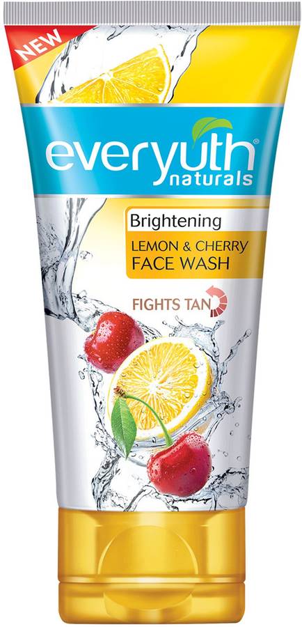 Everyuth Naturals Brightening Lemon and Cherry Face Wash