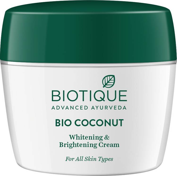 BIOTIQUE Bio Coconut Whitening & Brightening Cream 175Gm