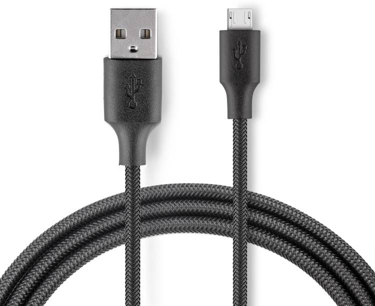 para Usb to Micro Cable 1M Black 1.2 m Micro USB Cable