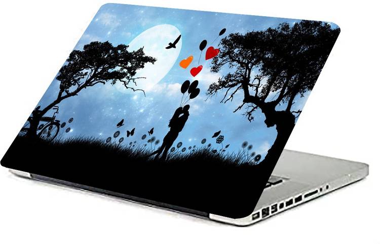 KALARKARI Laptop Skin Kissing couple Premium matte finish vinyl HD printed Easy to Install Laptop Skin/Sticker/Vinyl/Cover for all size laptops upto 15.5 inch vinyl Laptop Decal 15.6