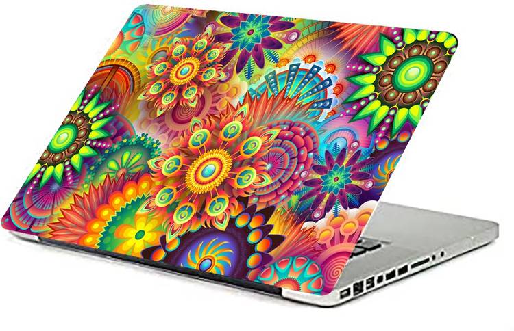 KALARKARI Laptop Skin vector design Premium matte finish vinyl HD printed Easy to Install Laptop Skin/Sticker/Vinyl/Cover for all size laptops upto 15.5 inch vinyl Laptop Decal 15.6