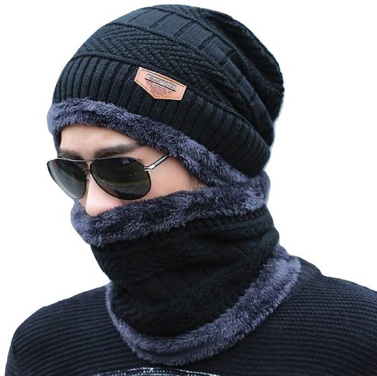 Winter cap with Neck set Cap