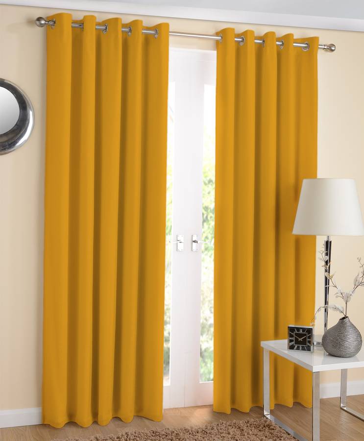 AIRWILL 153 cm (5 ft) Cotton Window Curtain (Pack Of 2)