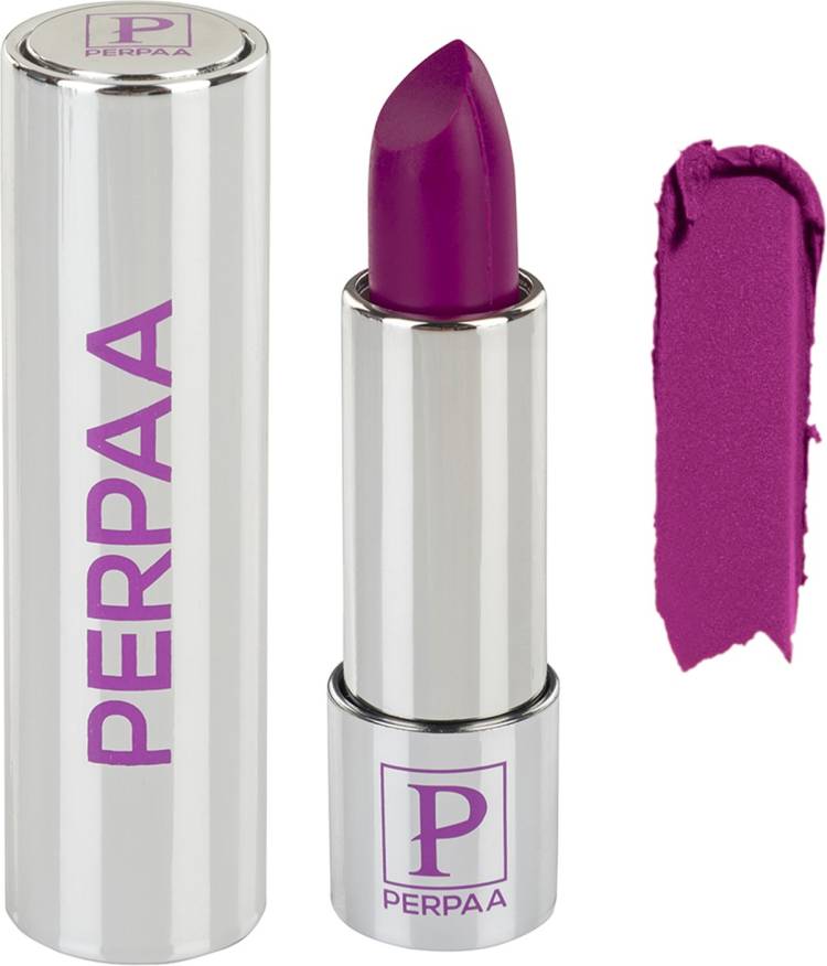 Perpaa Long Lasting Highly Pigmented Lipstick Matte Finish, Magenta Price in India