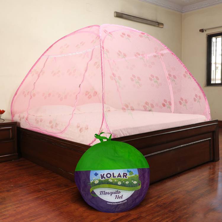 Kolar Polyester Adults Net Double bed Mosquito Net