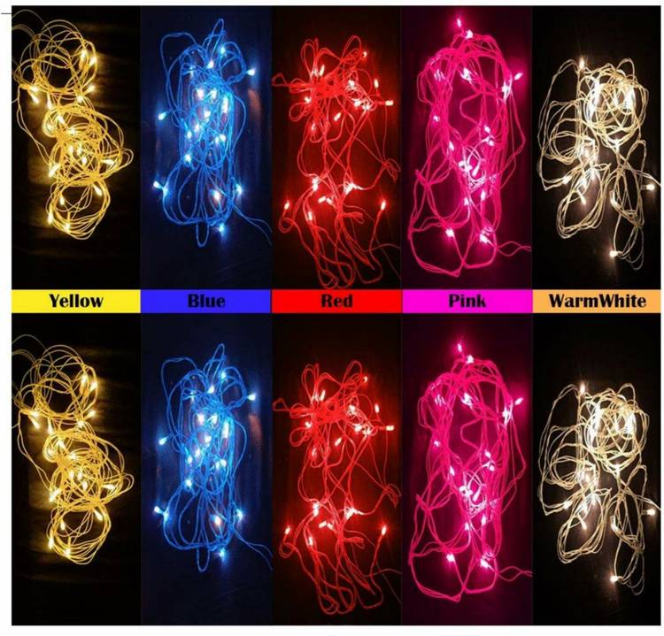 Local Charm 360 inch Multicolor Rice Lights