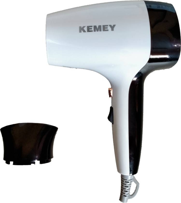 KEM EY KM 6836 Air 3D Hair Dryer with Health Breeze Mode 1800W (Black & White combination) Hair Dryer Price in India