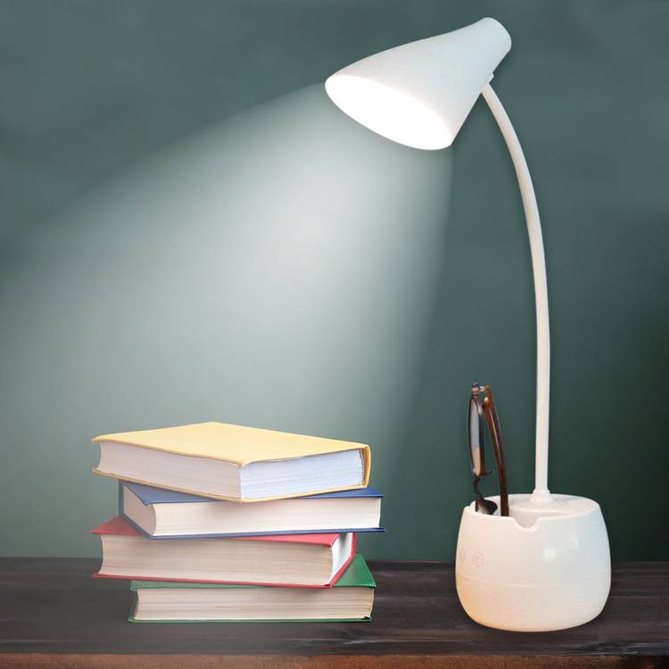 Pick Ur Needs Desk Lamp For Study with 3 Shades Touch Control Light and Mobile Holder Design With Night light Study Lamp Table Lamp