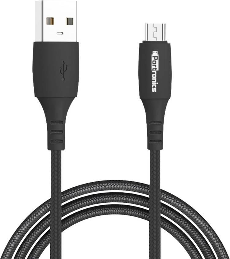 Portronics Konnect A,POR 1172 1 m Micro USB Cable