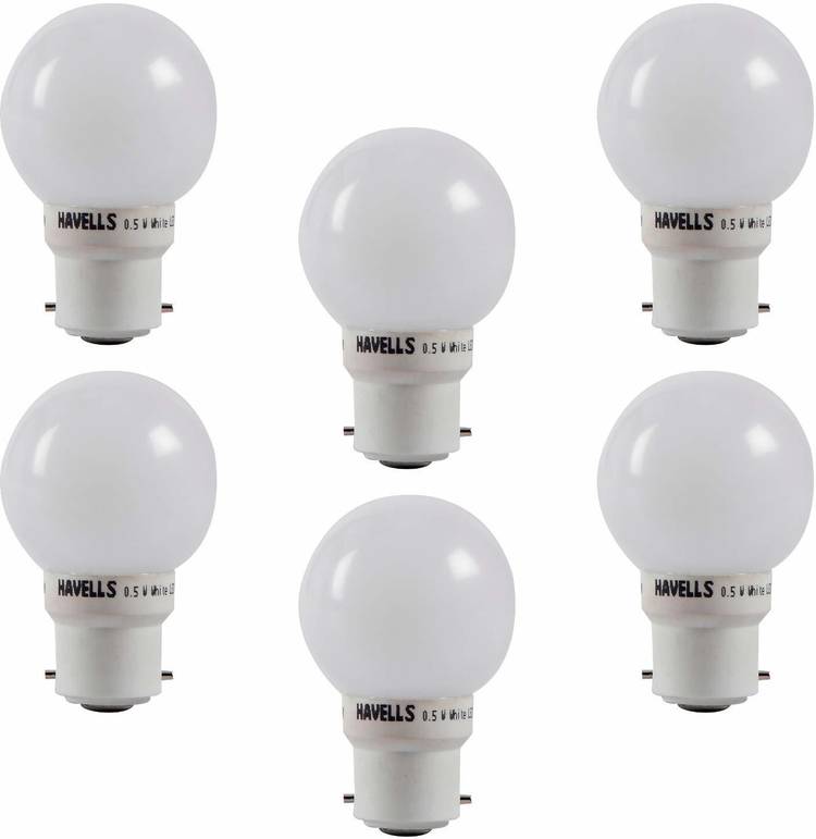 HAVELLS 0.5 W Round B22 LED Bulb