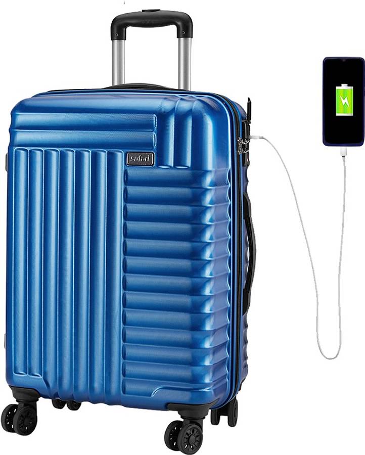 Large Check-in Luggage (77 cm) - APEX 77 4W ELECTRIC BLUE - Blue