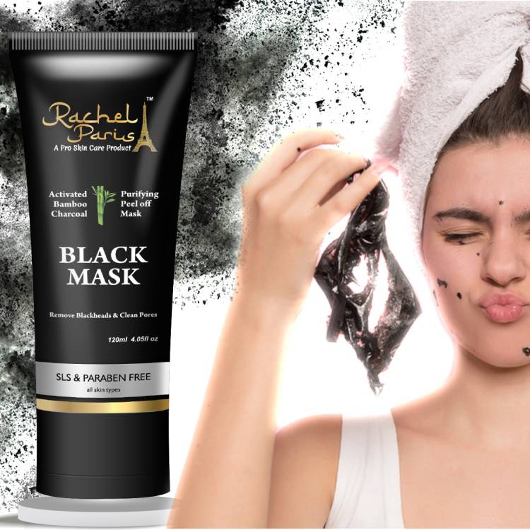 Rachel Paris Charcoal Peel Off Mask Clean Pores & Remove Blackheads Price in India