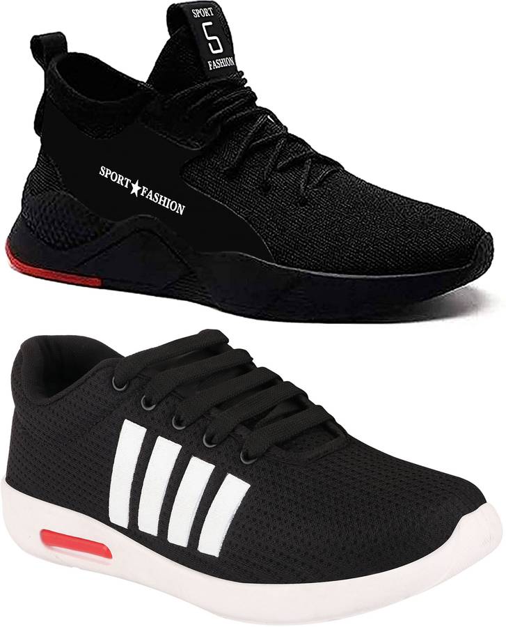 Latest Fashion Combo Pack of 2 Pairs Sneakers For Men