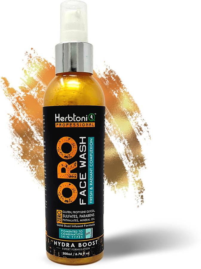 HerbtoniQ Professional ORO  Fresh & Radiant Complexion For Pigmented to Combination Skin Face Wash Price in India
