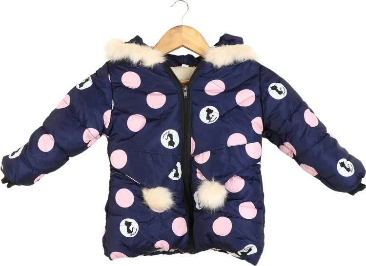 Full Sleeve Printed Baby Girls Jacket