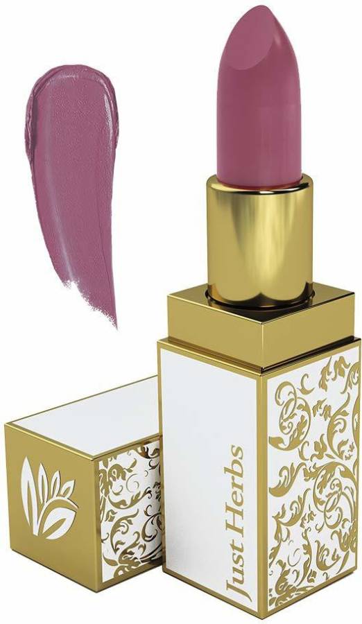 Just Herbs Ayurvedic Creamy Matte Bright Pink Lipstick for Women - Paraben Free Price in India